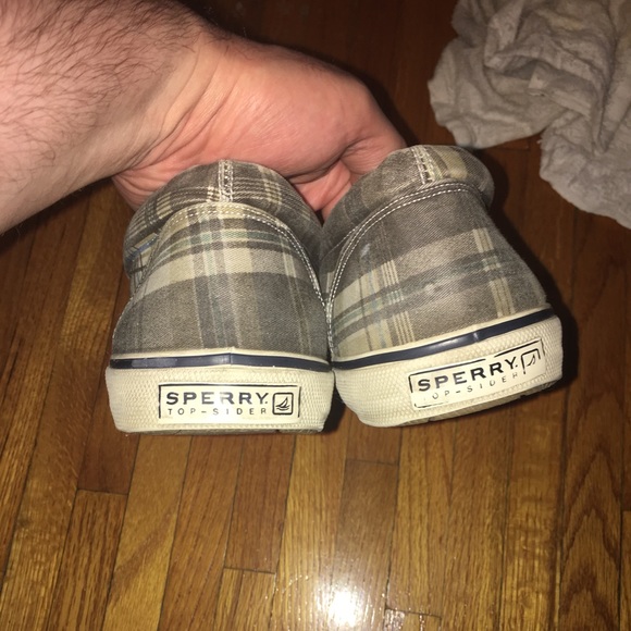 Men’s Size 12 Sperry Plaid Slip-Ons - Picture 4 of 6